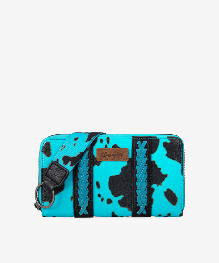 WRANGLER COW PRINT WALLET