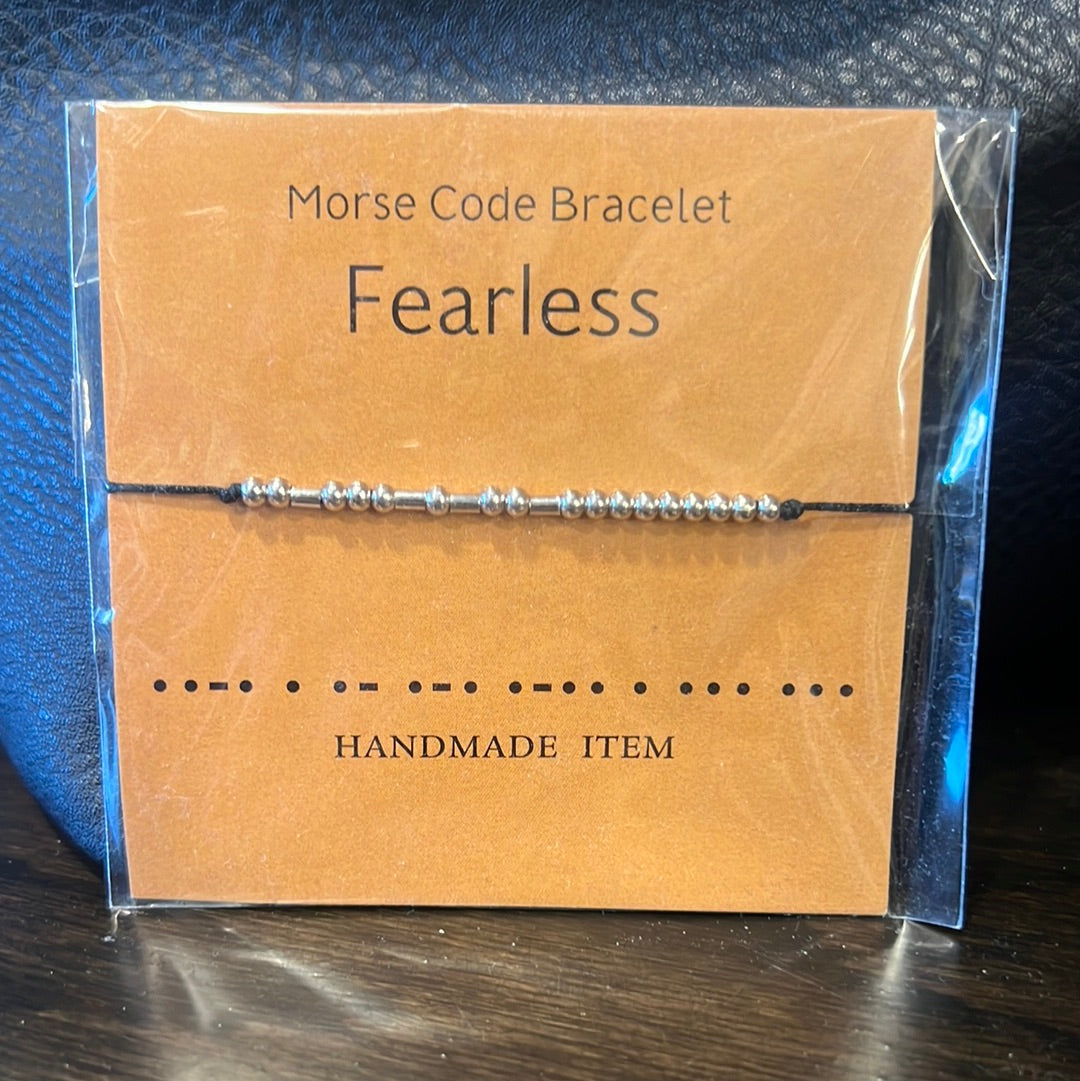 Morse Code Bracelet (Fearless)