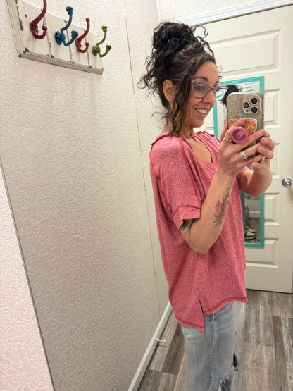 Melanie Vneck Top