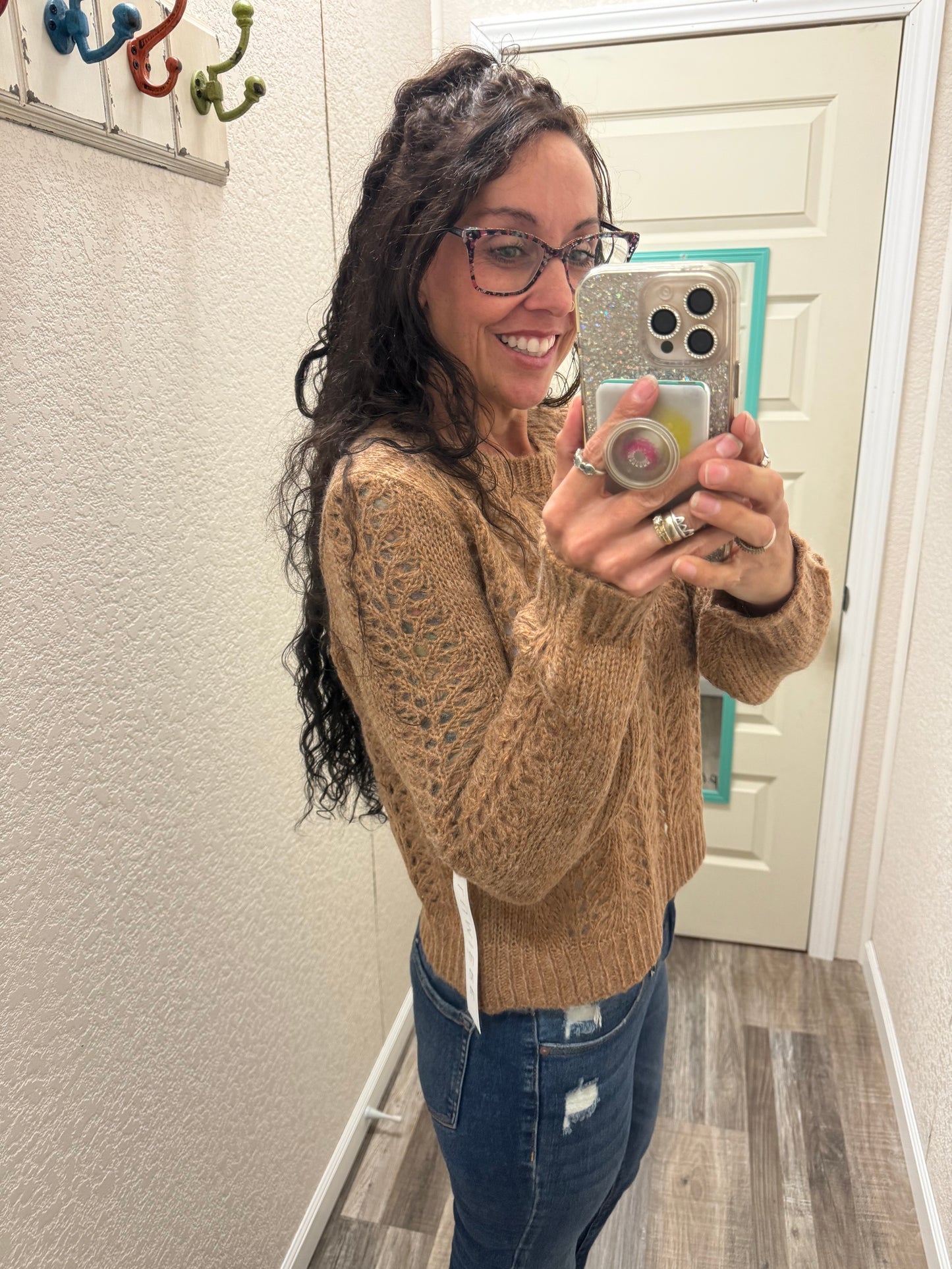 OhEmGee- Open Knit Sweater
