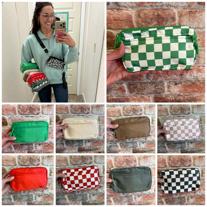 Nellie Nylon Crossbody Wristlet