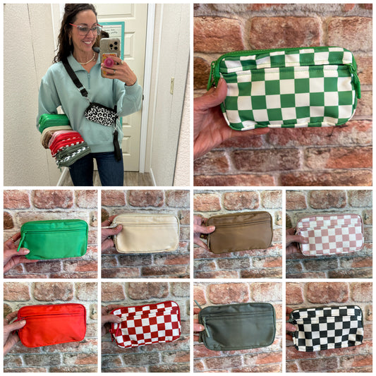 Nellie Nylon Crossbody Wristlet