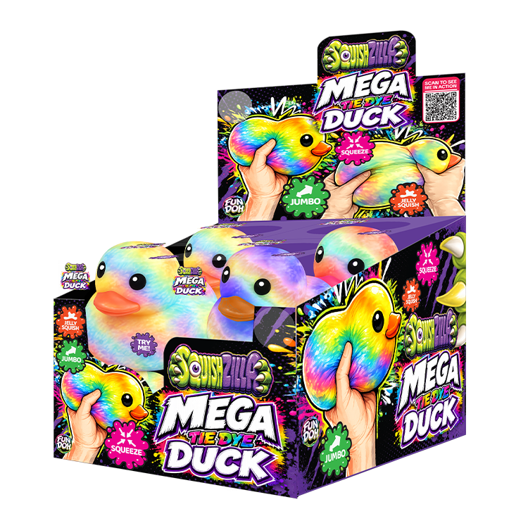 MEGA Tie Dye Duck Squishy
5"