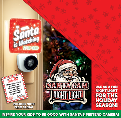 Christmas Santa or Elf Cam Night Light