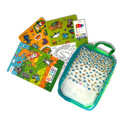 Robo Dinos - Let's Go!: Activity & Coloring Kit -