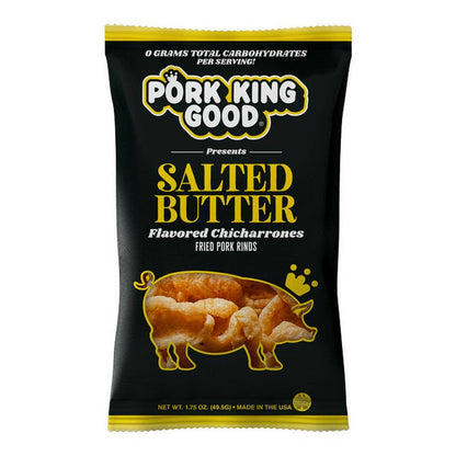 Salted Butter Pork Rinds  1.75oz Bag