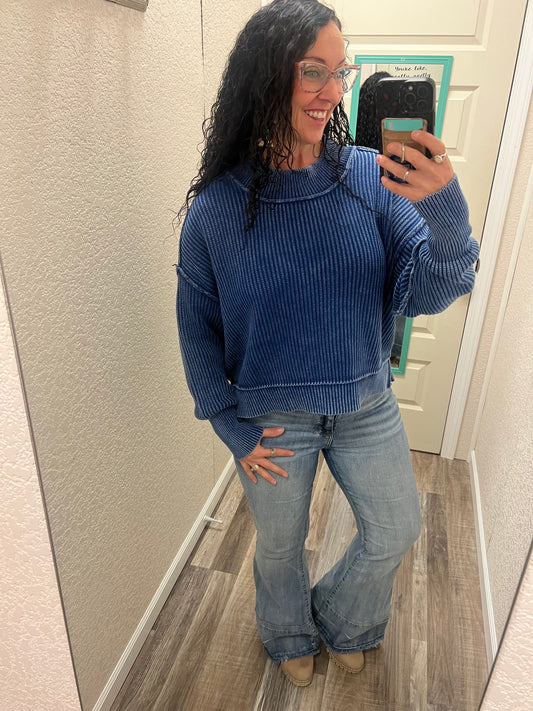 Helen Navy Sweater