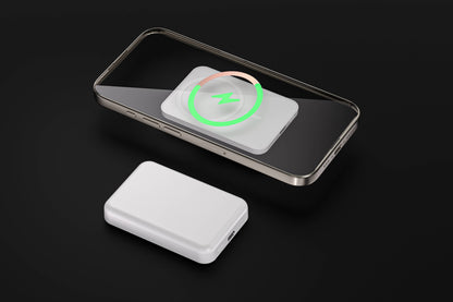 Lavender MagSafe 7200mAh Wireless Power Bank – Fast & Portable