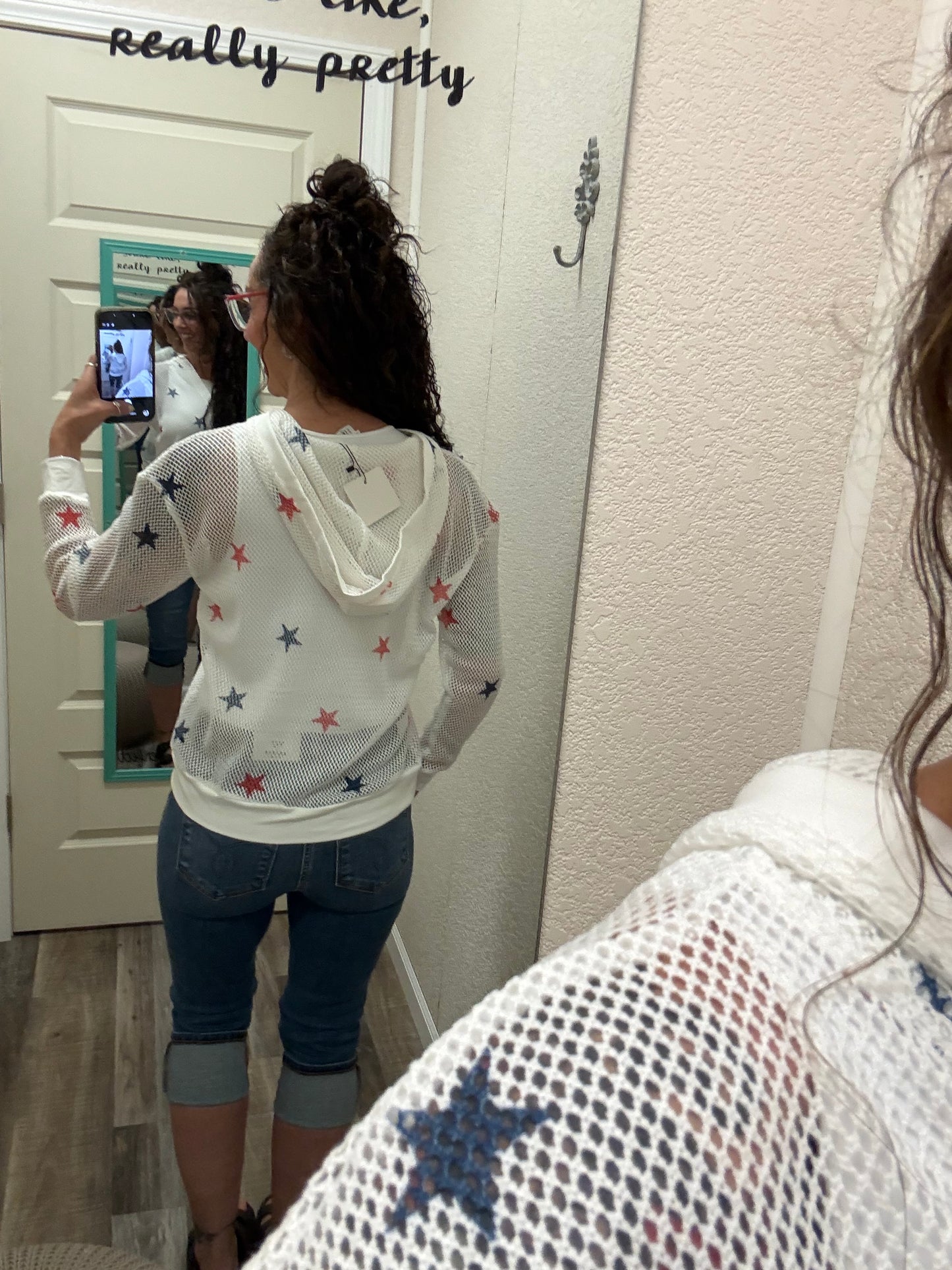 American Stars Mesh Hoodie