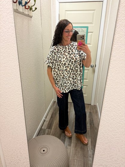 Chloe Corded Short Sleeve Top