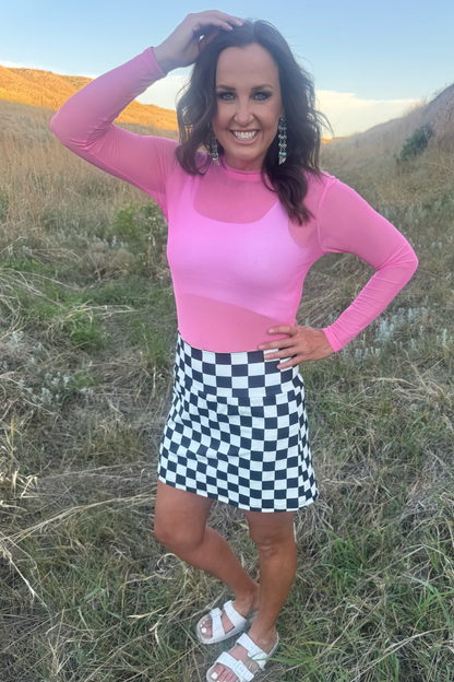 Meshed Out Light Pink Top