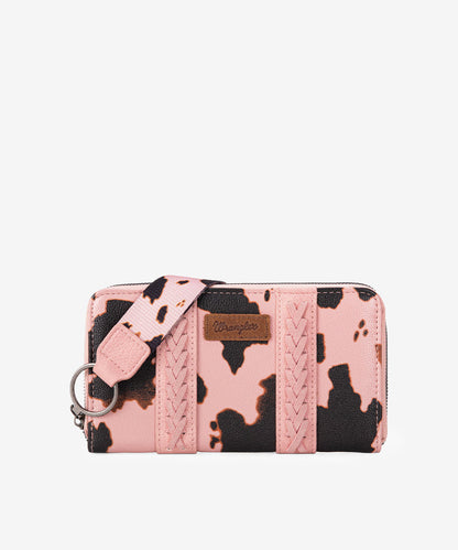 WRANGLER COW PRINT WALLET