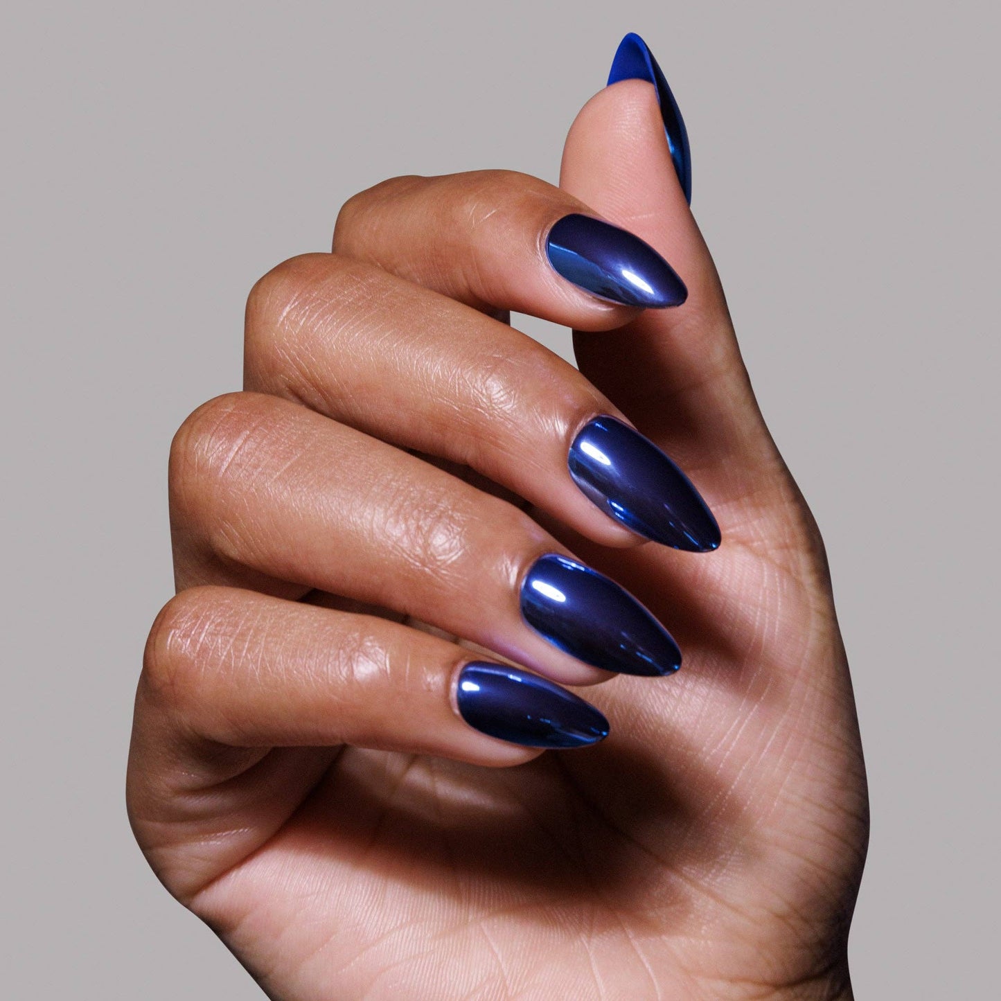 Blue Steel Press-On Nails