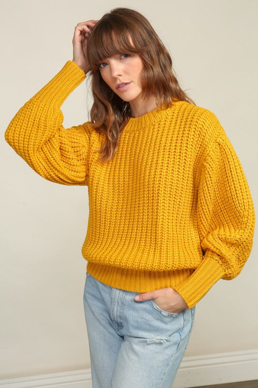 Bali - Balloon Sleeve Sweater