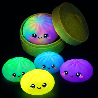 Glow in the Dark 4" Mystery Squishy Dumpling -