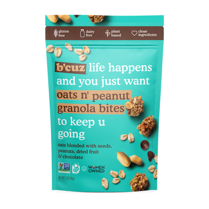 Oats n' Peanut Granola Bites 3oz.