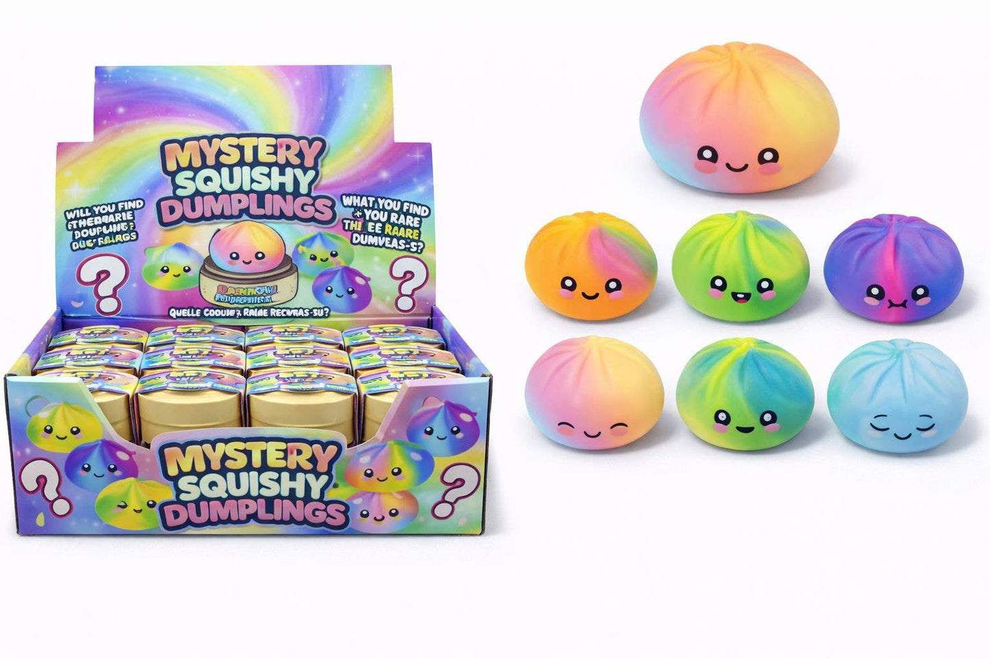 Mystery Squishy Dumpling Tie Dye