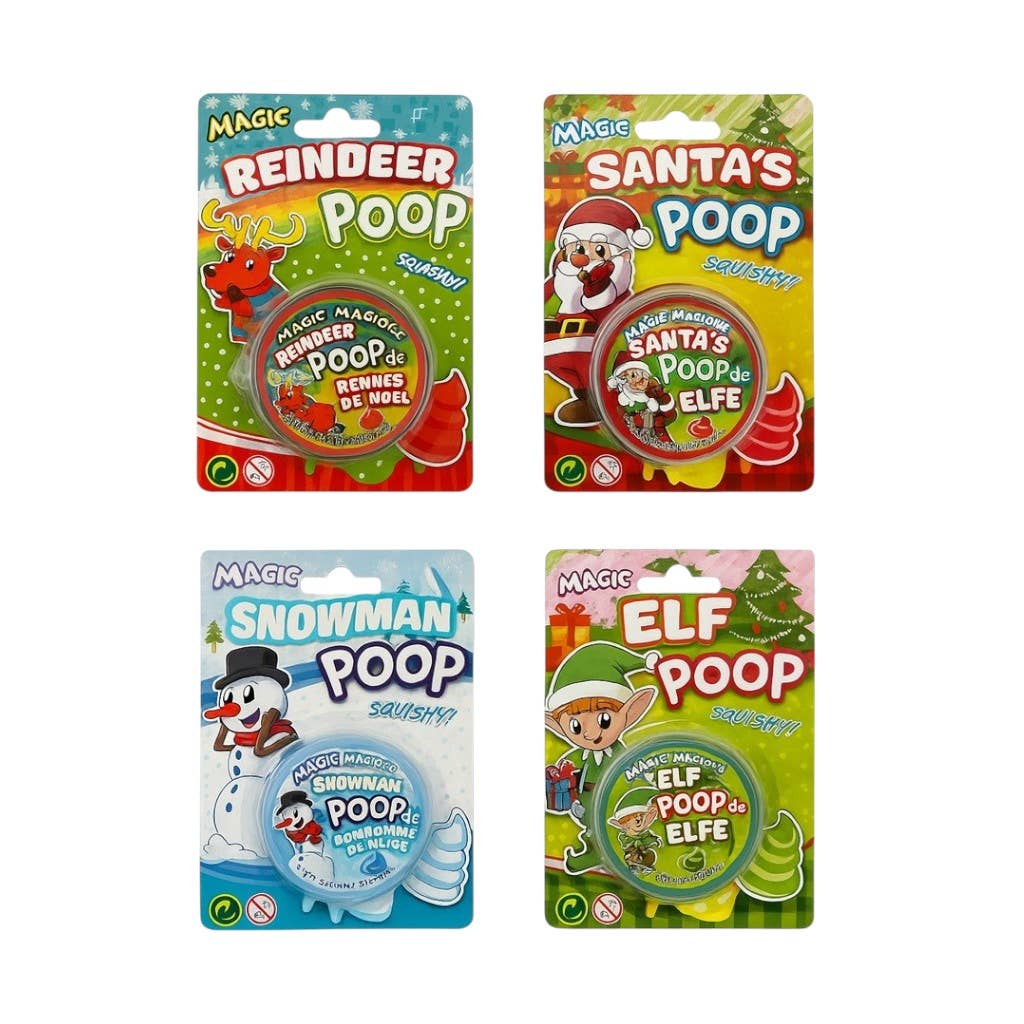 Christmas Poop Putty - Holiday Assortment