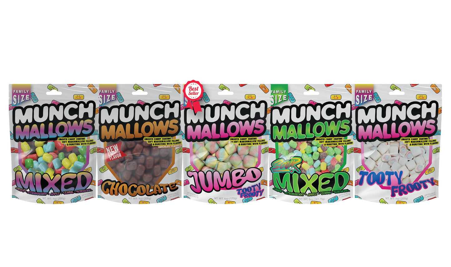 Chocolate Munch Mallows - Marshmallow Candy