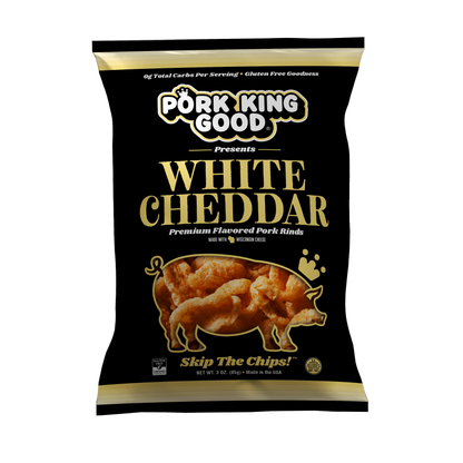 White Cheddar Pork Rinds 3 oz