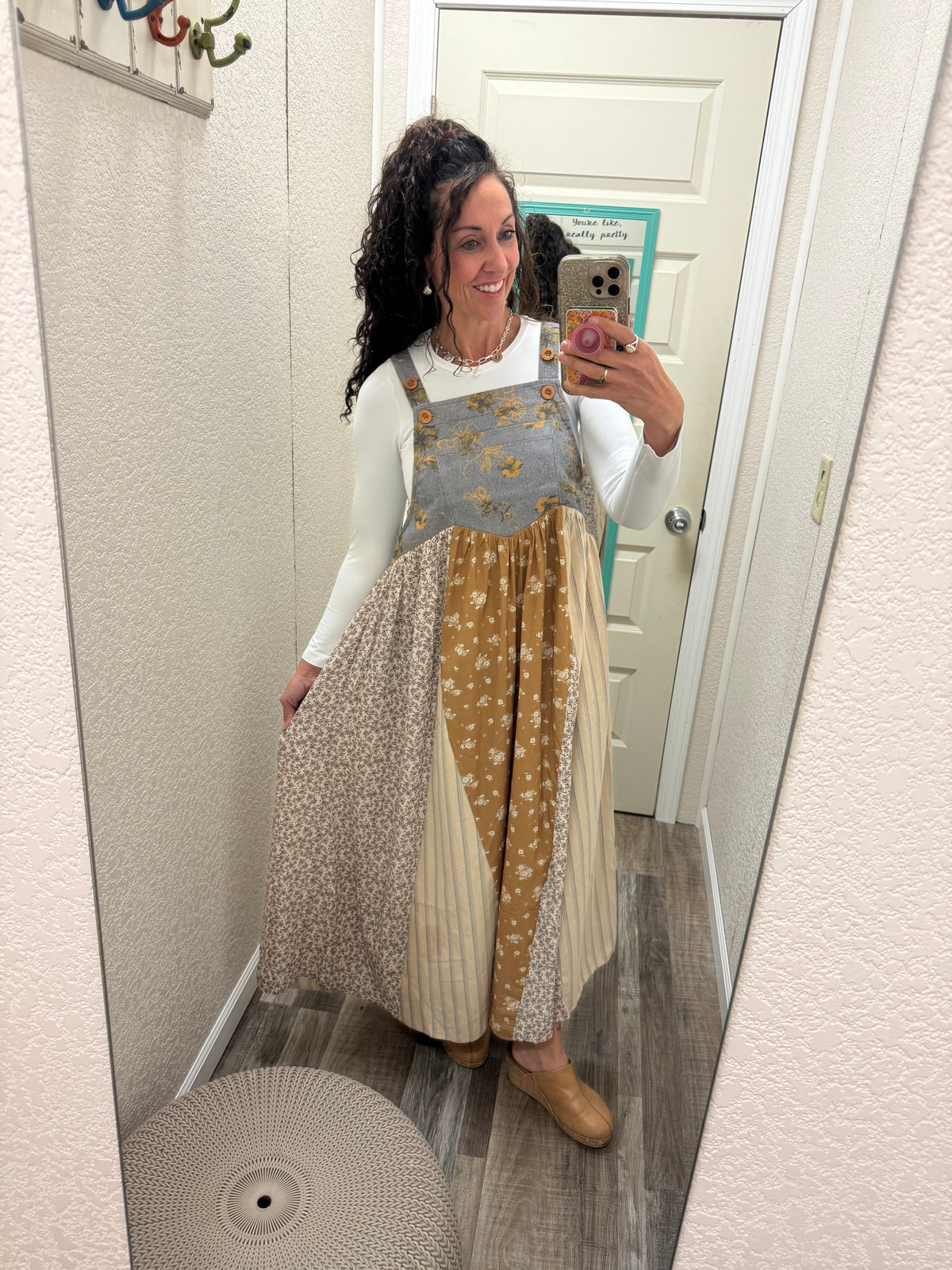 Autumn Overall Dress
