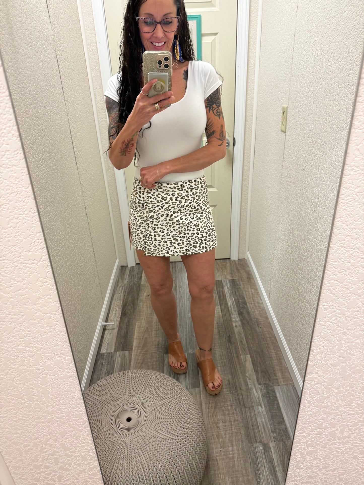 Charlotte Button Down Skort