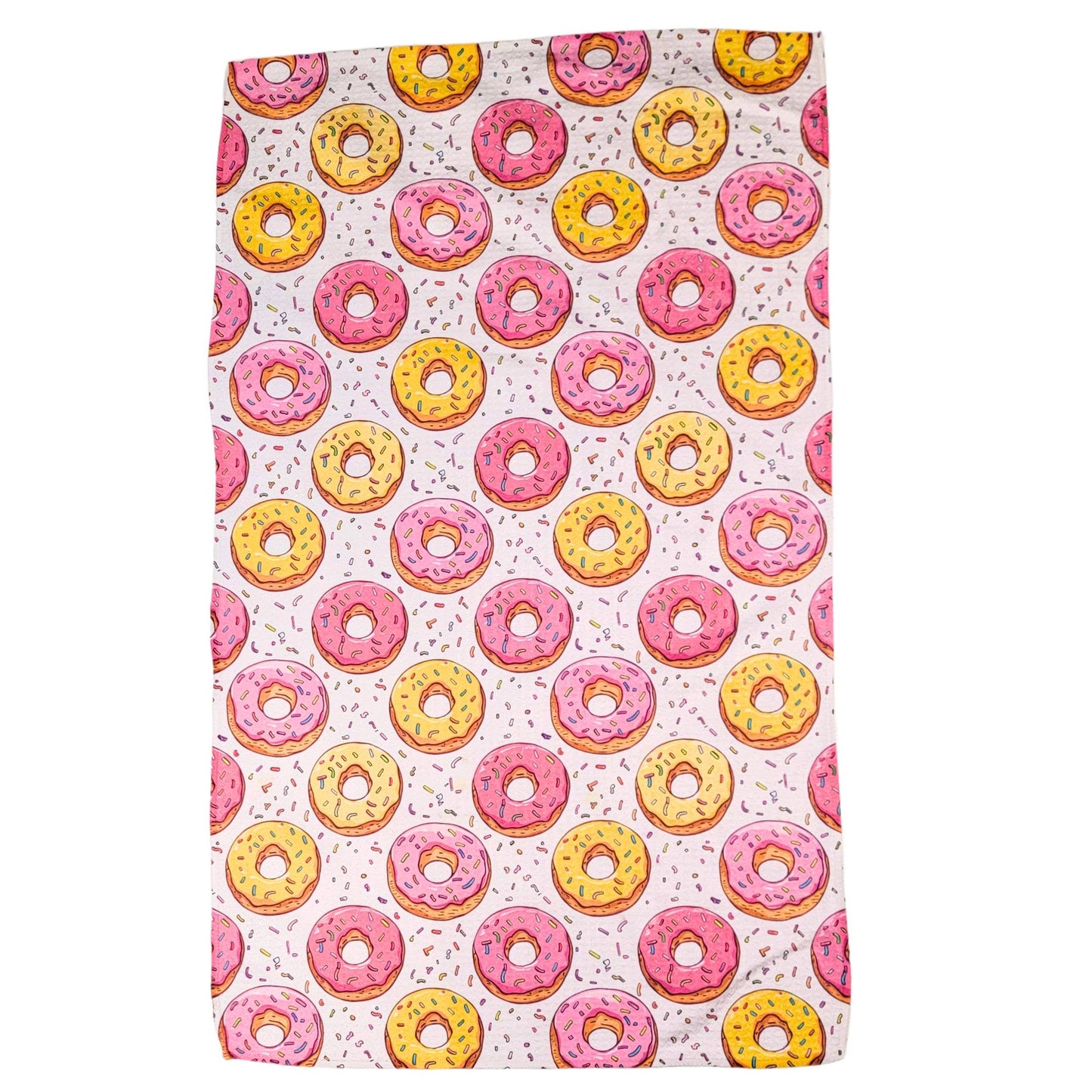 Donuts Kitchen Decor Waffle Kitchen Tea Towels - Home Decor