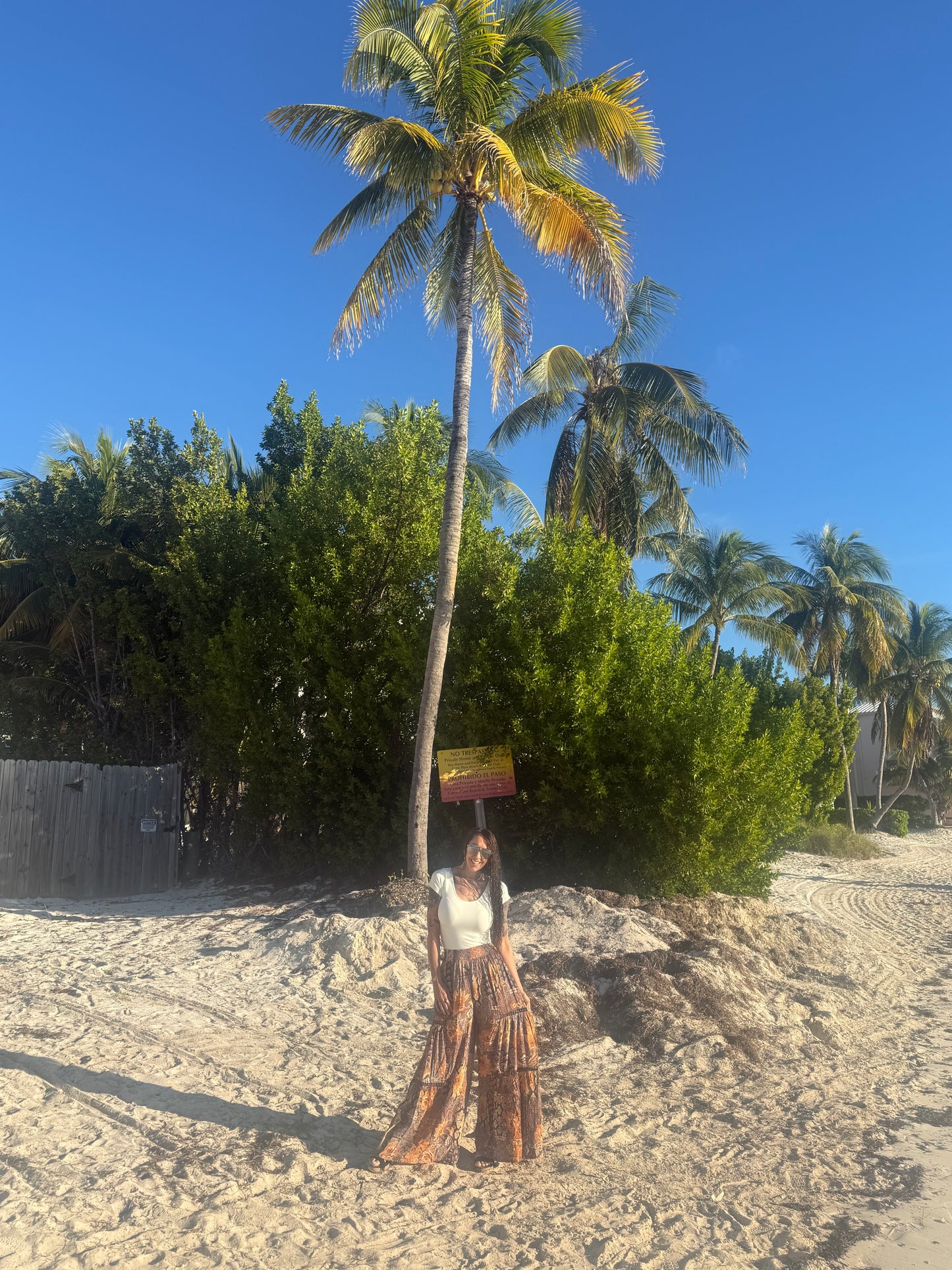 Kokomo SUNSET WIDE LEG PANTS WITH LACE INSERTS