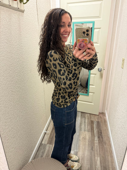 Cheetah Blair Long Sleeve Top