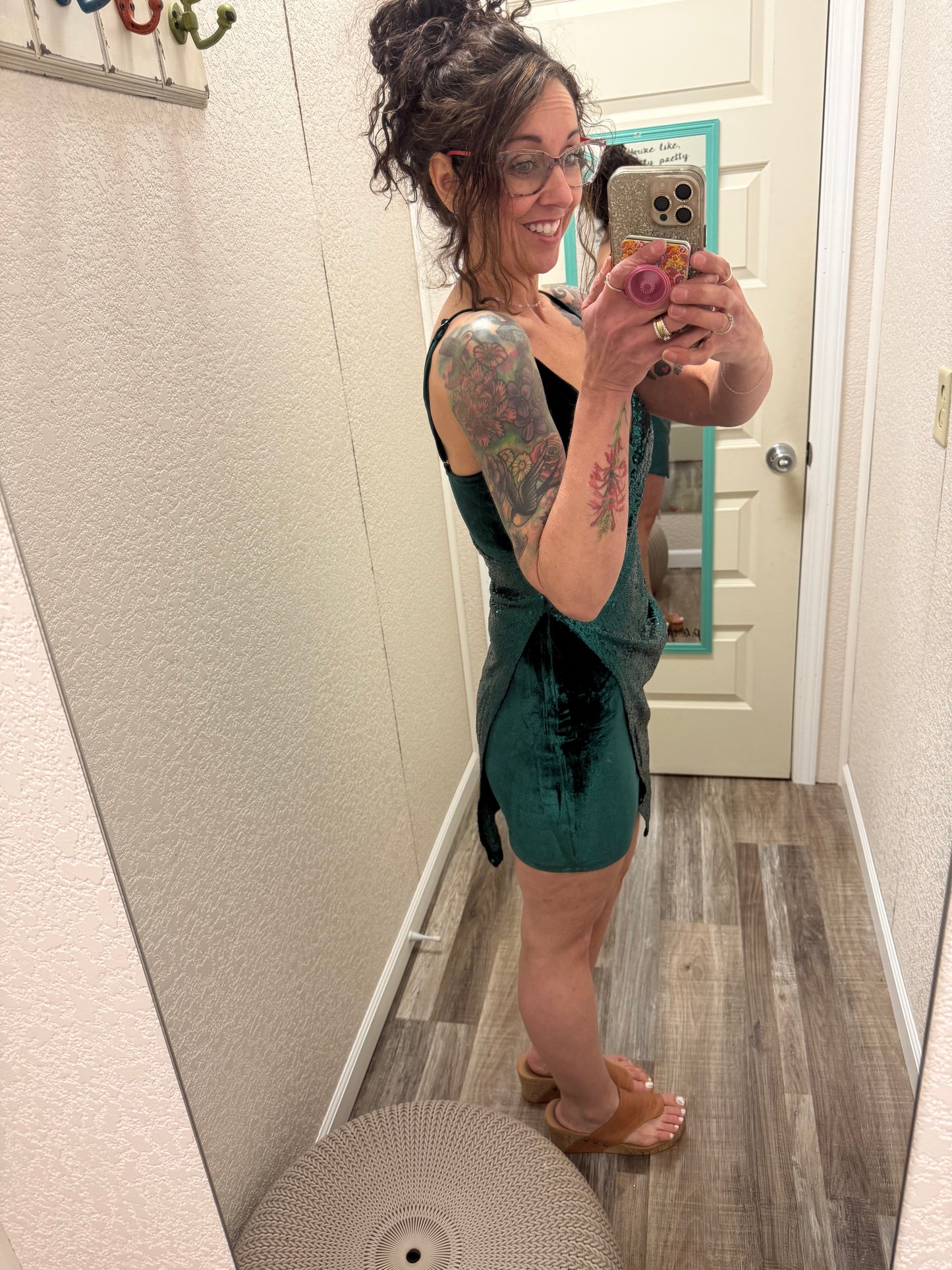 Emerald City Green Cocktail Dress