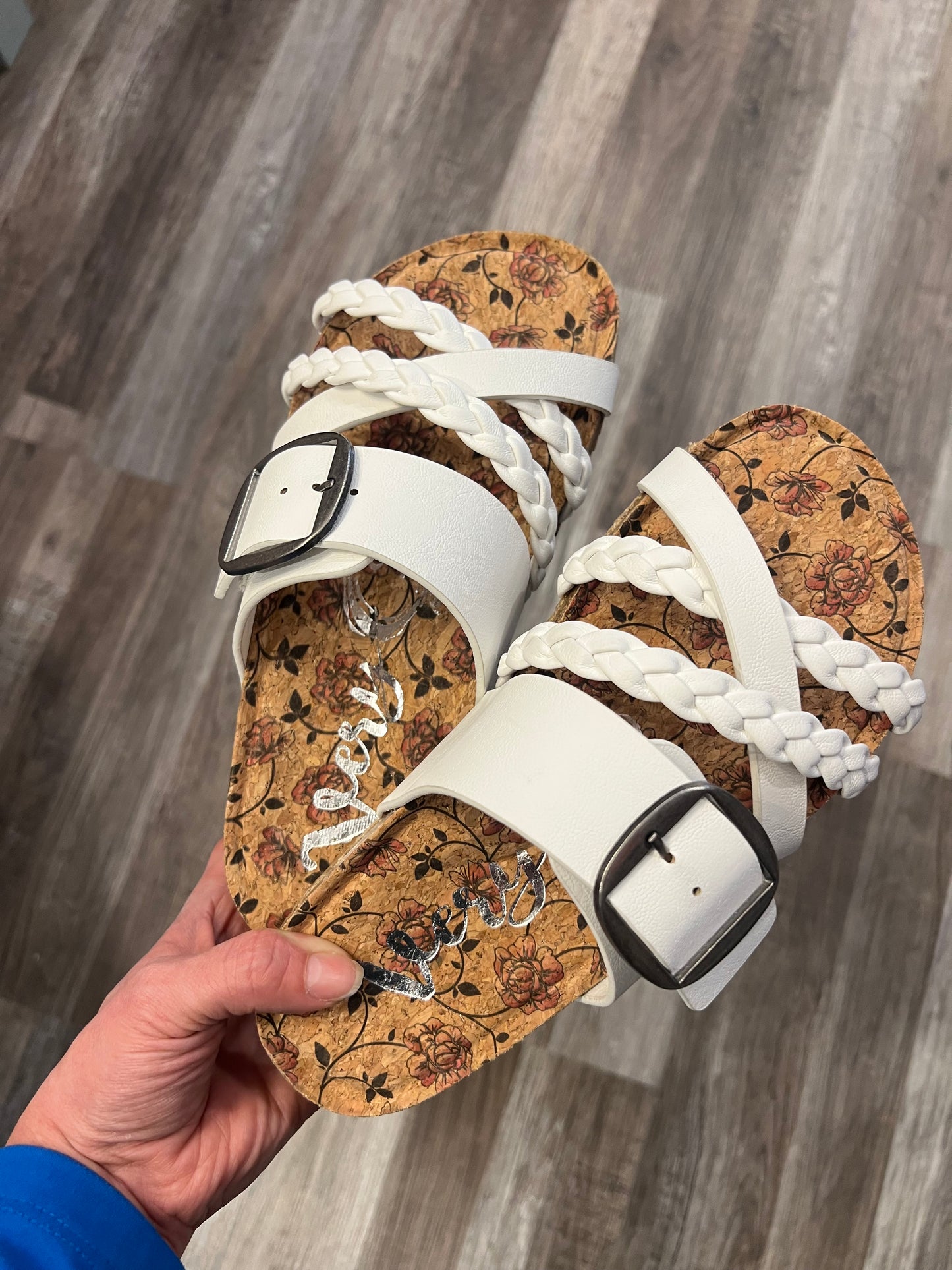 Nora White Sandals By Very G