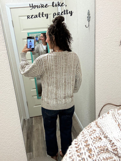 Grandpa's Cable Knit Cardi