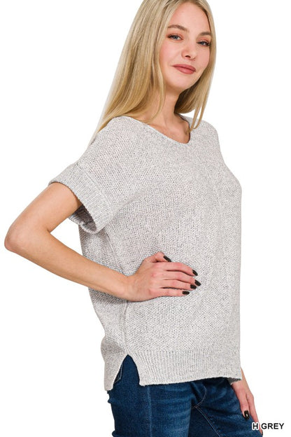 Shayla Short Sleeve Sweater Top