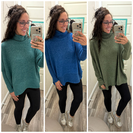 Fawn Hacci Turtleneck Sweater