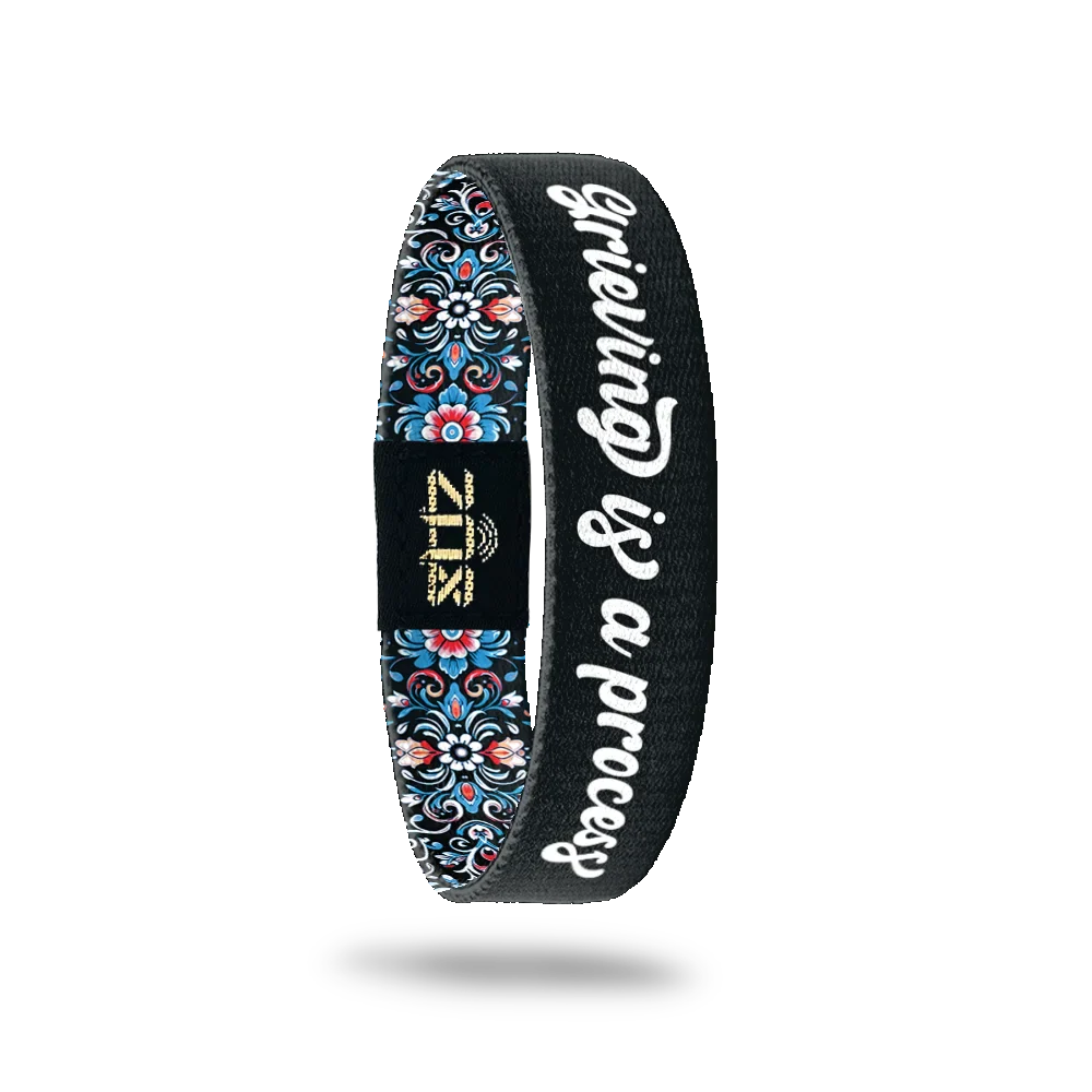 Grieving Is A Process Interactive Affirmation Bracelet