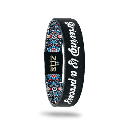 Grieving Is A Process Interactive Affirmation Bracelet