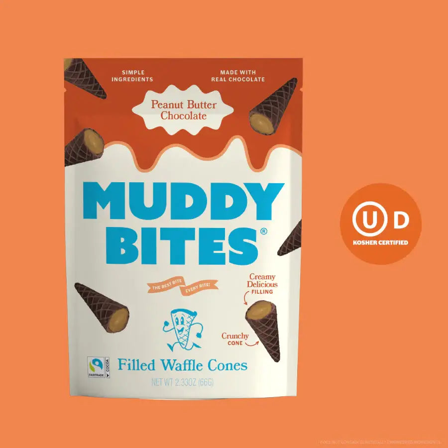 2.33 oz Peanut Butter Chocolate Waffle Cone Snacks