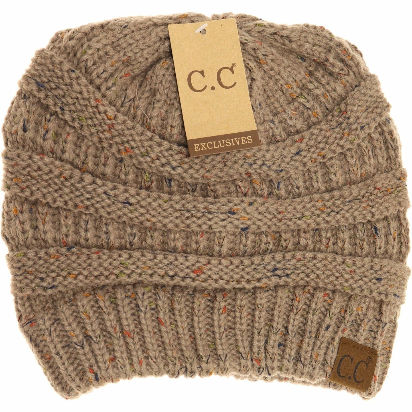 Oatmeal Flecked CC Beanies: