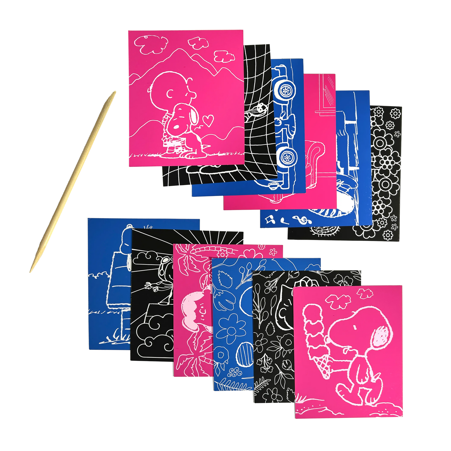 Peanuts: Scratch Art Kit (13 PC Set)