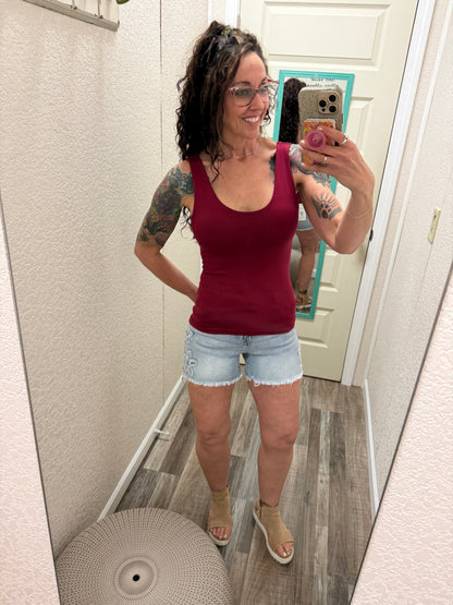 Timeless Built In Bra Seamless Tank