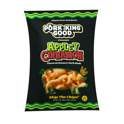 Appley Cinnamon Flavored Pork Rinds 3oz