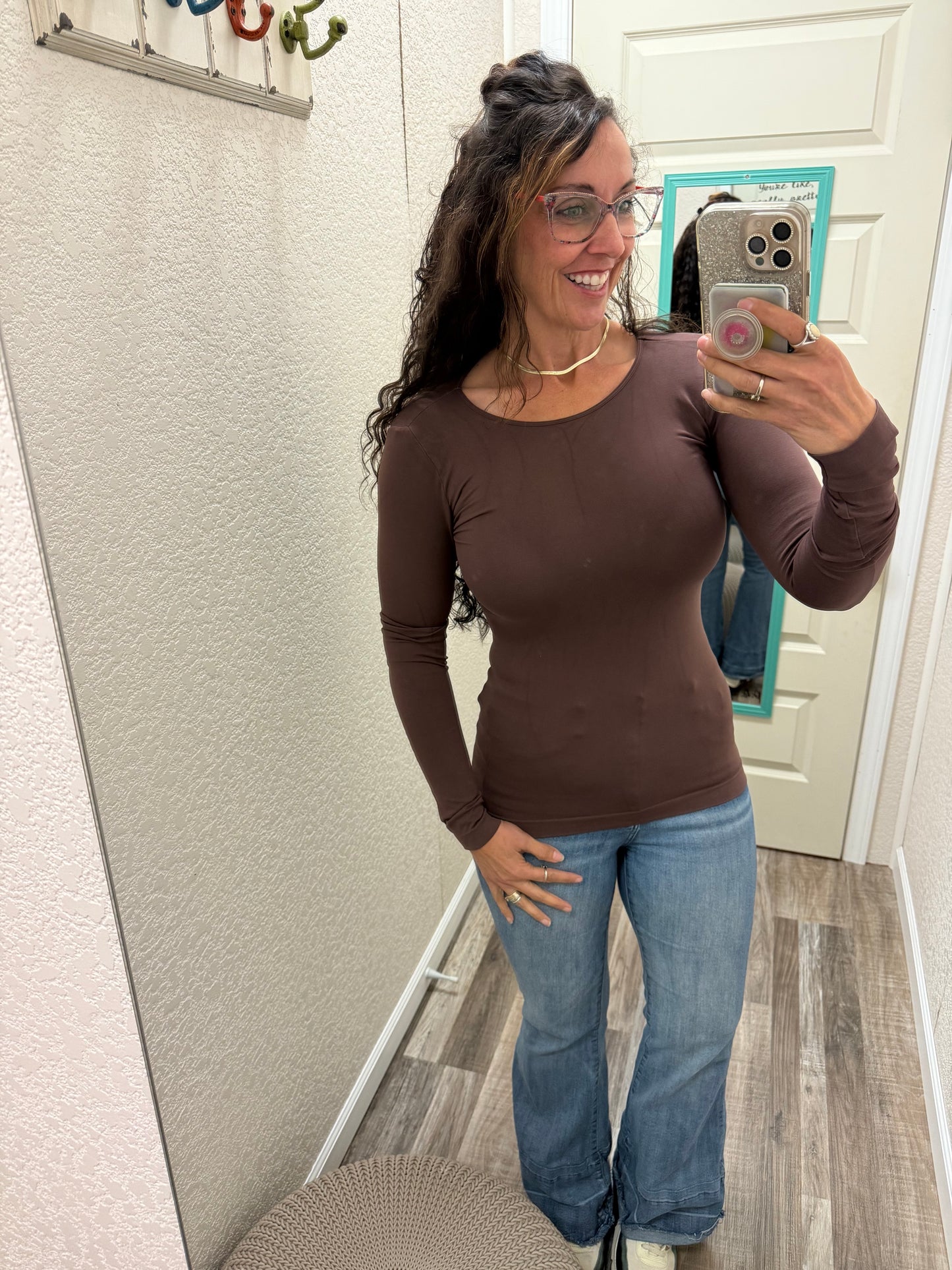 Trust Me Long Sleeve Top - One Size