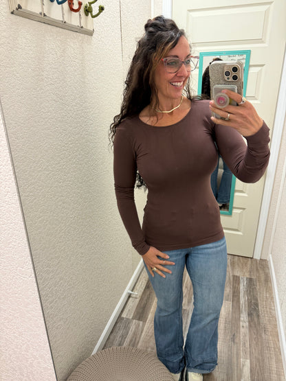 Trust Me Long Sleeve Top - One Size