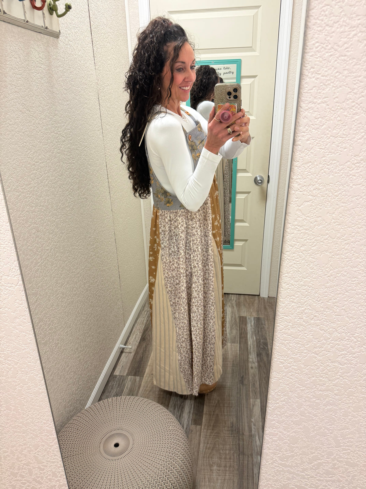 Autumn Overall Dress