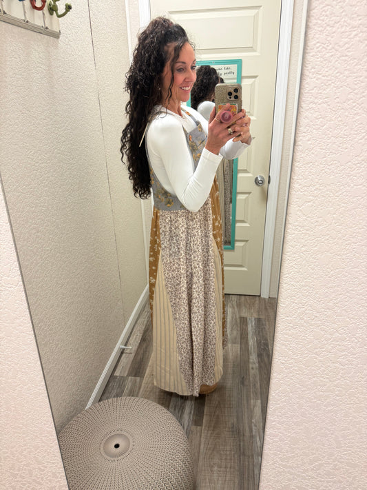 Autumn Overall Dress