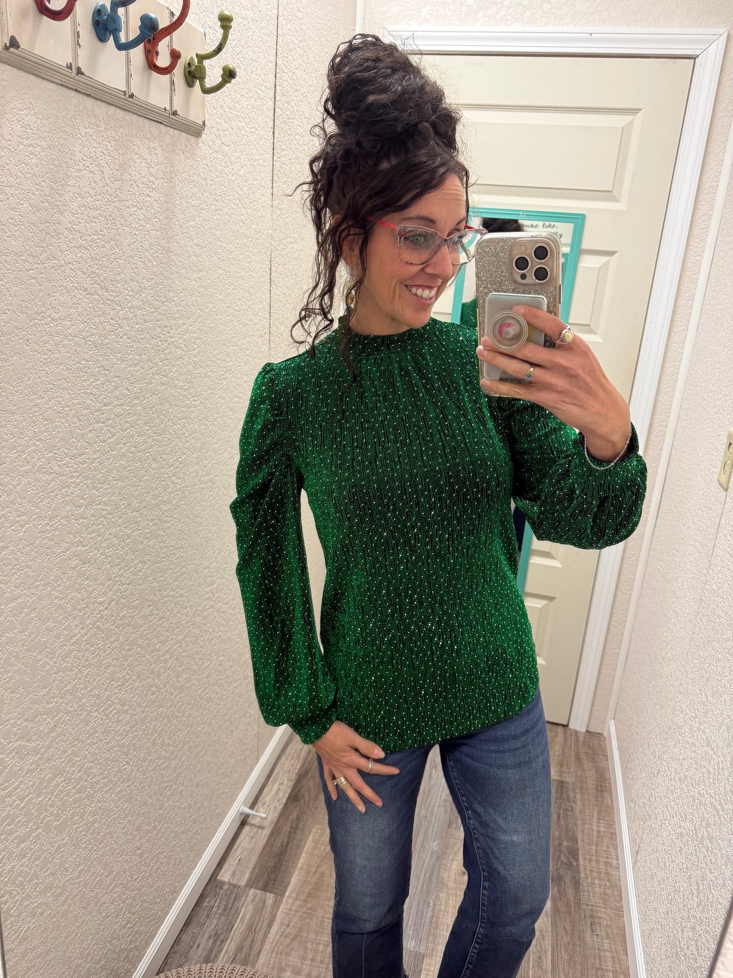 See Me Sparkle Long Sleeve Top