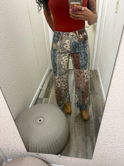 Down To Earth - Wide Leg - Ankle Length - Risen Jeans