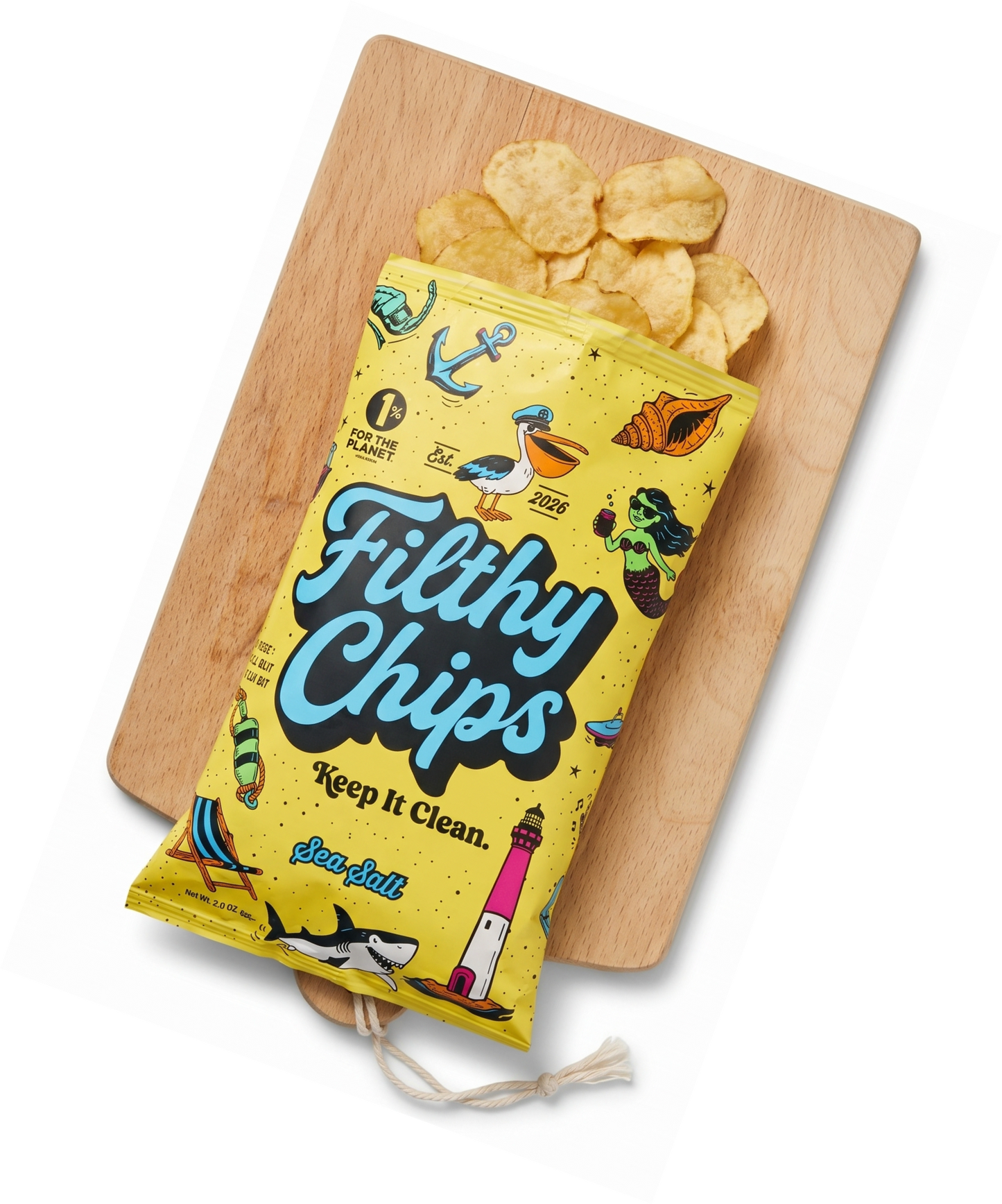 Sea Salt Avocado Oil Kettle Filthy Potato Chips - 2oz
