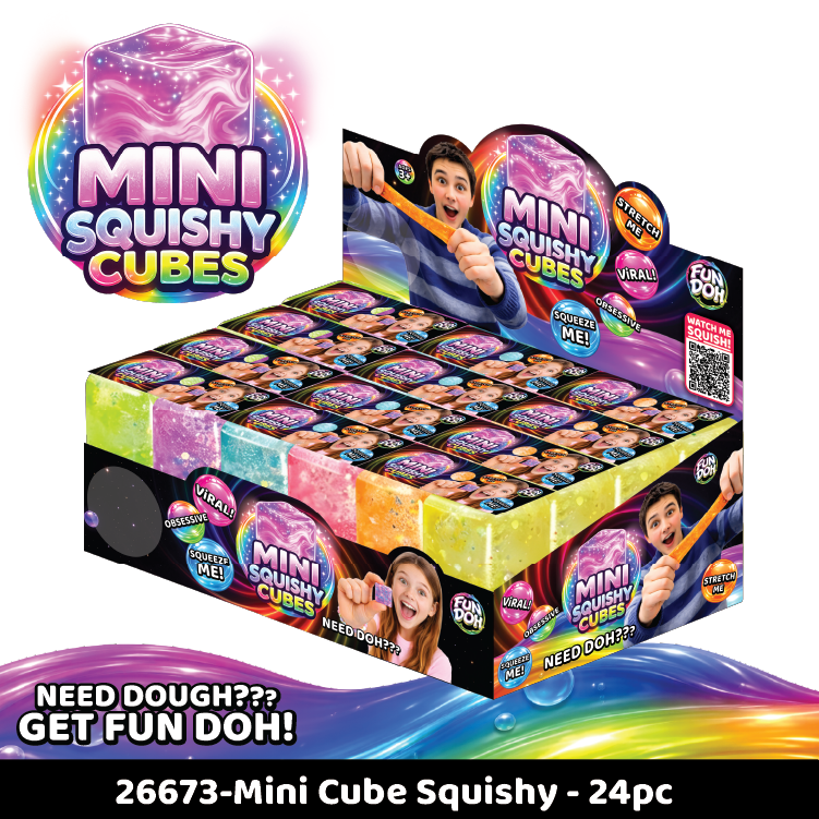 Mini Squishy Cube 2 packs