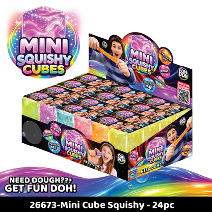 Mini Squishy Cube 2 packs